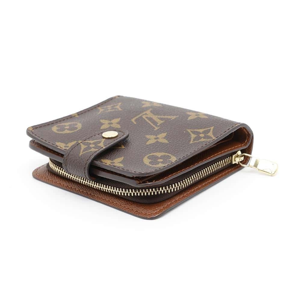 Louis Vuitton Zip Wallet Bi fold Compact Monogram